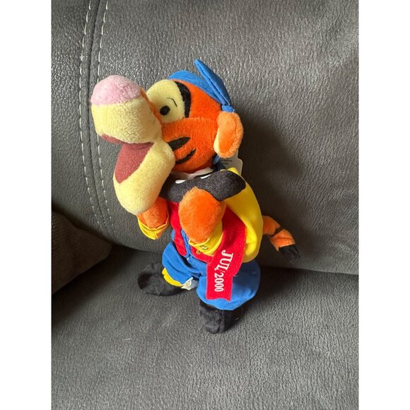 2000 4th Of July Tigger Bean Bag Plush Disney World Collectible 8" y2k - Picture 4 of 7